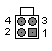 4 pin MOLEX 39-29-9042 connector layout