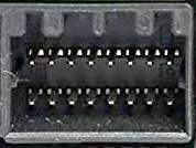 16 pin Jeep Chrysler Head Unit Amlifier Audio photo and diagram