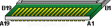 38 pin Slim SAS SFF-8654 4i connector view and layout