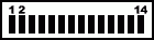 14 pin unspecified cell phone proprietary connector view and layout