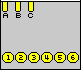 6 pin Nokia 7610 cell phone proprietary connector view and layout