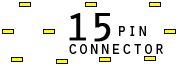 15 pin unspecified connector view and layout