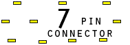 7 pin unspecified connector view and layout