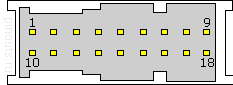 18 pin Head Unit AV Misc connector layout