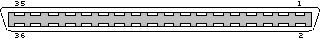 36 pin D-SUB? female connector layout