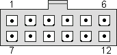 12 pin head unit proprietary connector layout