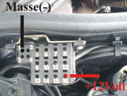 16 pin Mercedes diagnostic photo and diagram