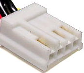 4 pin Mini-Molex (Berg plug) photo and diagram