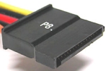 15 pin Molex 67581-0000 SATA power photo and diagram